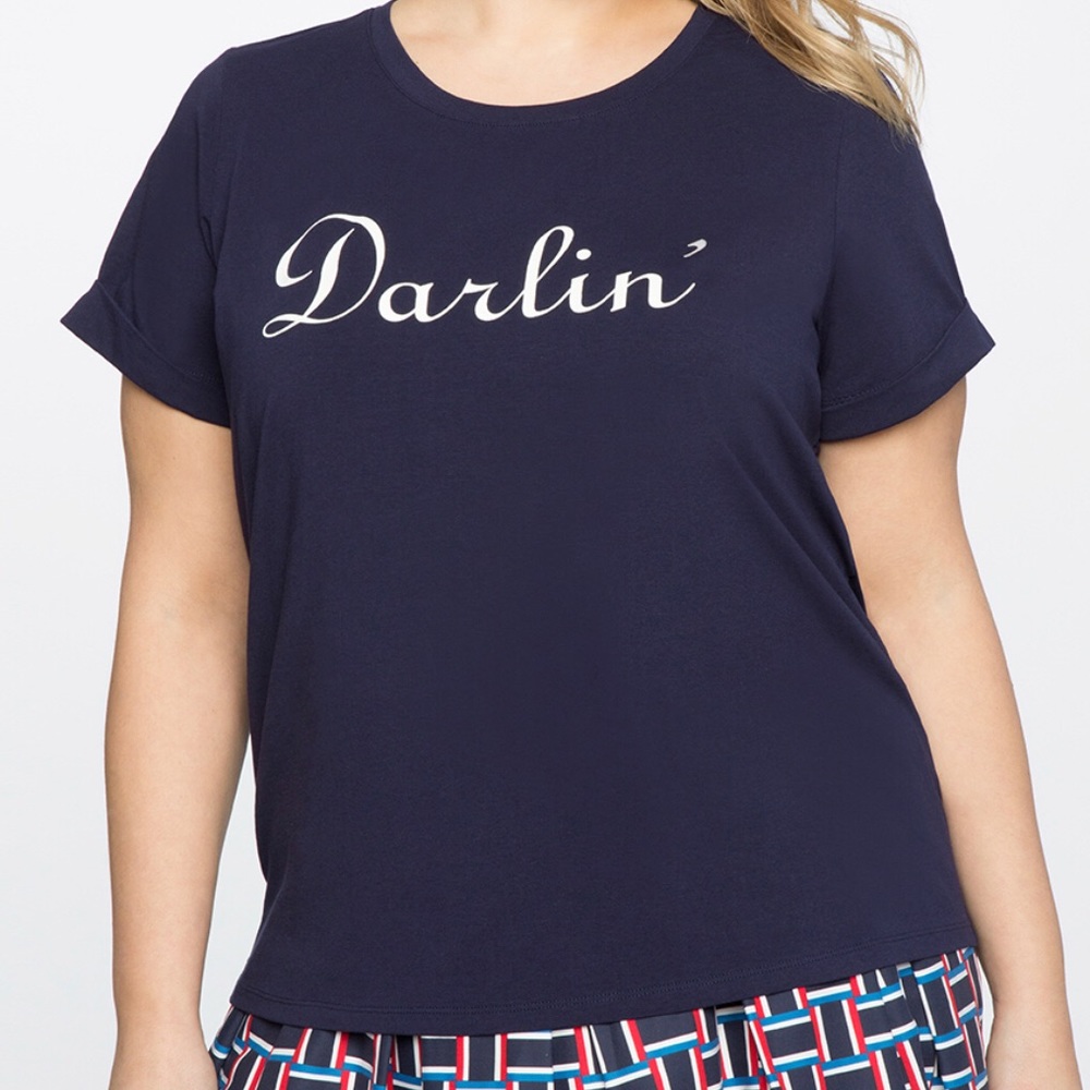 Draper James for Eloquii “Darlin’” T-shirt NWOT